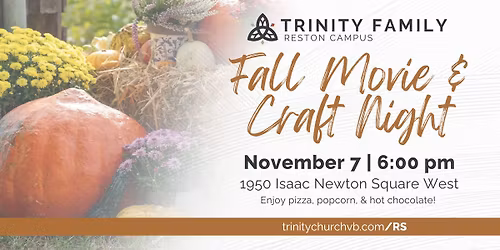 Reston Fall Movie & Craft Night