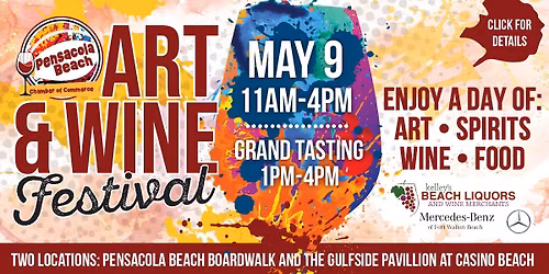 Pensacola Beach Art & Wine Festival 2026