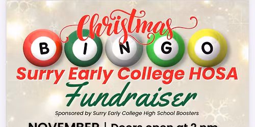 Surry Early College HOSA BINGO night 