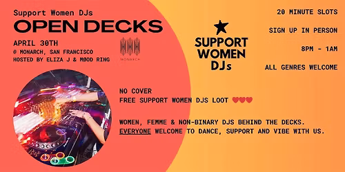Support Women DJs Open Decks