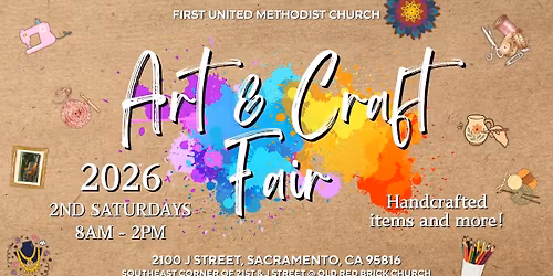 2nd Saturdays Art & Craft Fair