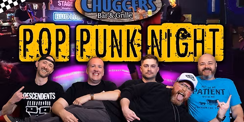 Pop Punk Night at Chuggers featuring Taking Off Monday