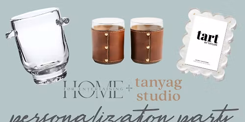 Personalization Party at Home for Entertaining
