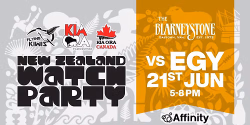 New Zealand Watch Party - All Whites vs Egypt