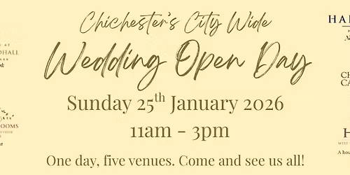 Chichester City Wide Wedding Open Day