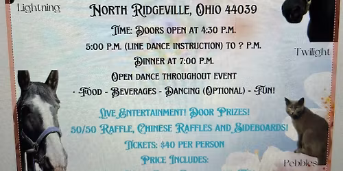 Country Spring Fling Fundraiser Dinner for the Angels Haven Horse Rescue : Hosted by DJ PAUL