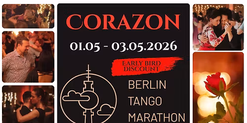 Corazon Berlin Tango Marathon 01th - 03th Mai 2026
