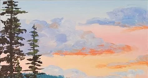 Serene Sunset Reflection