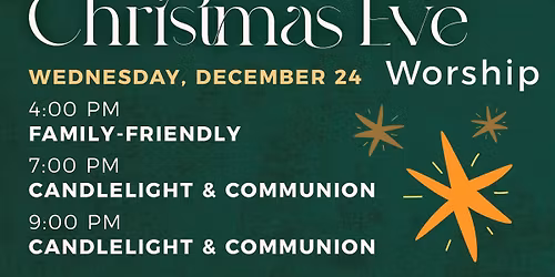 Christmas Eve Worship @ 7:00 PM