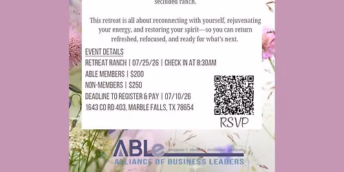 ABLe Refresh & Renew Retreat