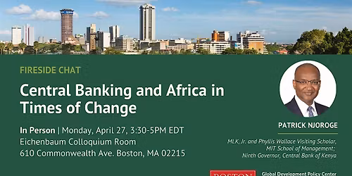 Central Banking and Africa in Times of Change