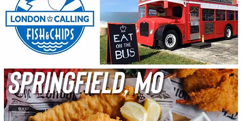 Springfield, MO - Fish & Chip Food Truck at the Double Decker Bus