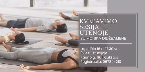 Rebefingo (s\u0105moningo kv\u0117pavimo) sesija Utenoje