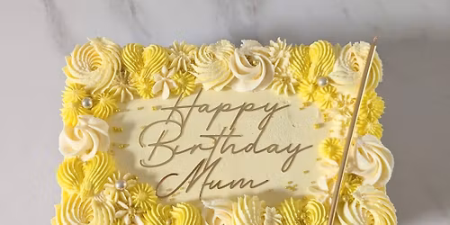 Funfetti Sheet Cake Baking & Decorating Workshop