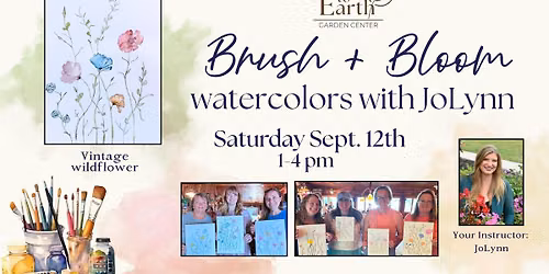 Brush + Bloom: Watercolors with JoLynn