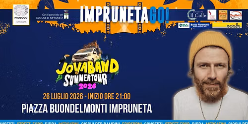 JOVABAND Summer Tour 2026 @ ImprunetaGo!