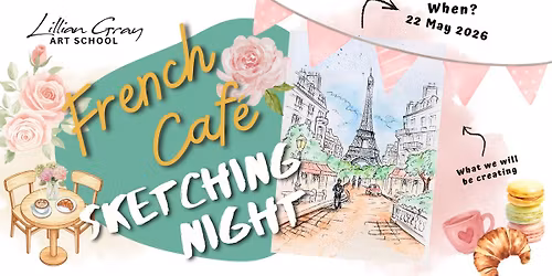 French Caf\u00e9 Sketching Night