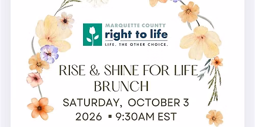 Rise & Shine For Life Brunch