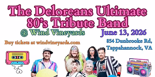 The Deloreans Ultimate 80\u2019s Band at Wind Vineyards