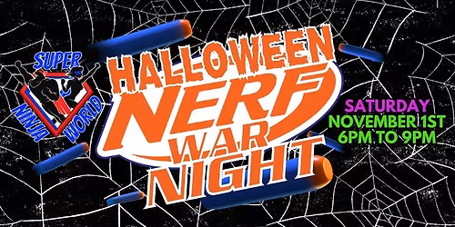 Halloween Nerf War Night