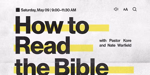 How to Read the Bible