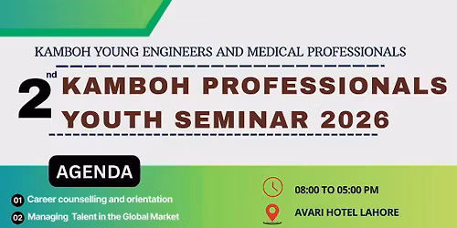 2nd KAMBOH PROFESSIONALS YOUTH SEMINAR 2026
