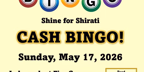 Shine for Shirati Cash Bingo