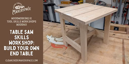 Table Saw Skills Workshop with Michael: Build Your Own End Table