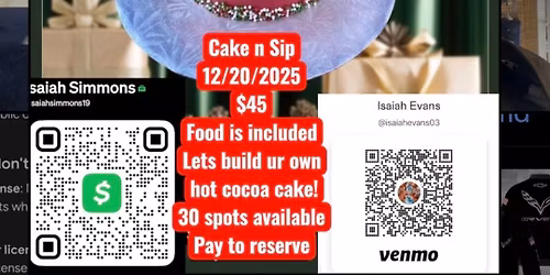 Cake n sip Christmas edition