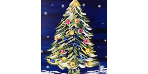 FAMILY NIGHT! BLACKLIGHT! Neon Christmas Tree