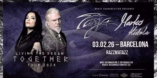 Route Resurrection: Tarja y Marko Hietala (Barcelona, 2026)