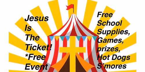Jesus is the Ticket! School Supply Give-away