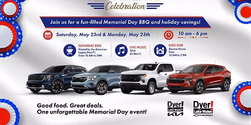 Memorial Day BBQ Event! \ud83c\udf54\ud83c\uddfa\ud83c\uddf8