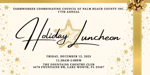 17th Annual Holiday Luncheon - Save the Date!