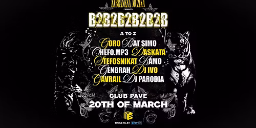 B2B2B2B2B2B2B: GORO, BAT SIMO, CHEFO.MP3, DASKATA, STEFOSNIKAT, KAMO, GENBRAH, DJ IVO, GAVRAIL, ETC.