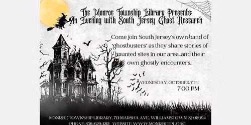 An Evening with South Jersey Ghost Research