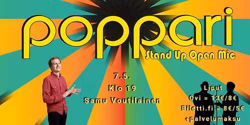 Popparin stand up open mic 7.5.