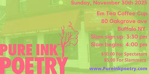 Pure Ink Poetry Slam - November