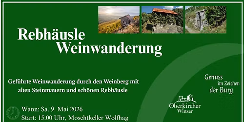 Rebh\u00e4usle Weinwanderung mit kulinarischen K\u00f6stlichkeiten