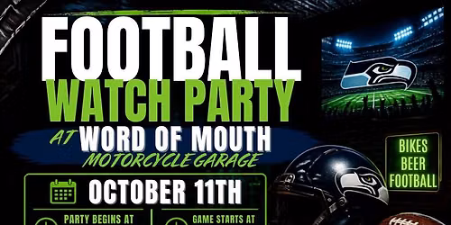 Seahawks vs. 49'ers Watch Party at Word of Mouth 