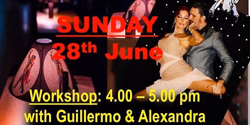 \ud83e\udd42Derby Matin\u00e9e Milonga & Workshop with Guillermo Torrens & Alexandra Wood