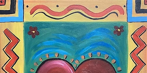 Learn the Master Peter Max\u2019s Heart paint and sip painting event