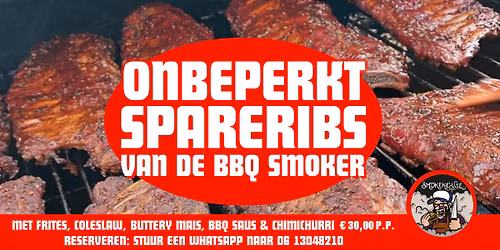 ONBEPERKT SPARERIBS van de BBQ SMOKER