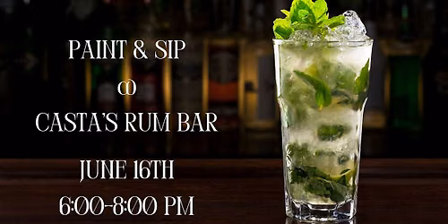 Paint & Sip @ Casta\u2019s Rum Bar