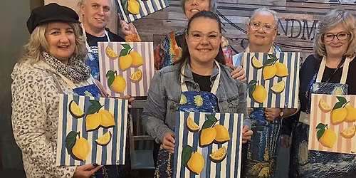 Lemons and Libations Paint Sip