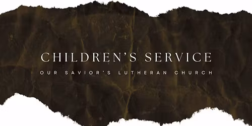 Children's Worship Service - Christmas Eve