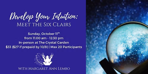 Develop Your Intuition: Meet the Six Clairs