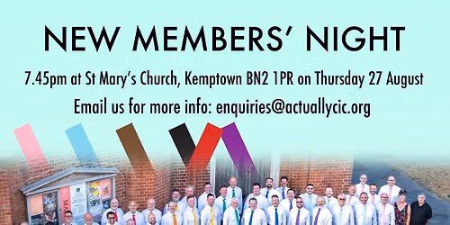 Actually Gay Men's Chorus - New Members' Night