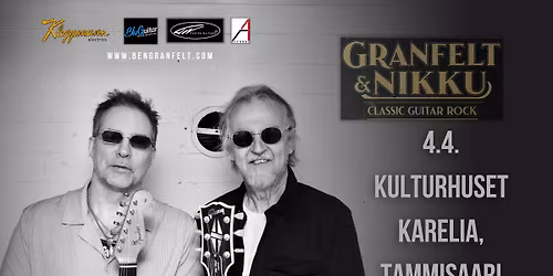 Granfelt & Nikku - Classic Guitar Rock @ Kulturhuset Karelia