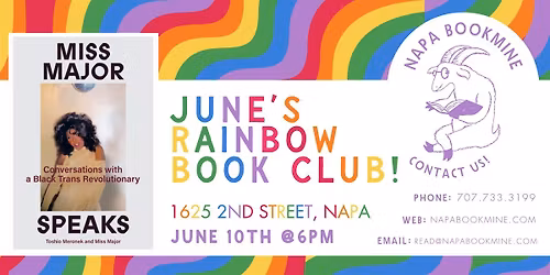 Rainbow Book Club: Miss Major Speaks by Toshio Meronek & Miss Major